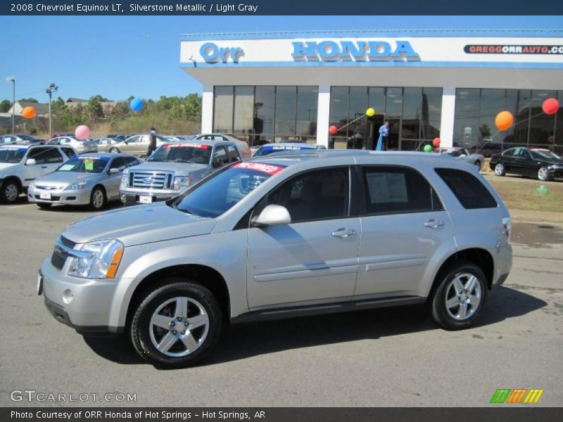Silverstone Metallic / Light Gray 2008 Chevrolet Equinox LT
