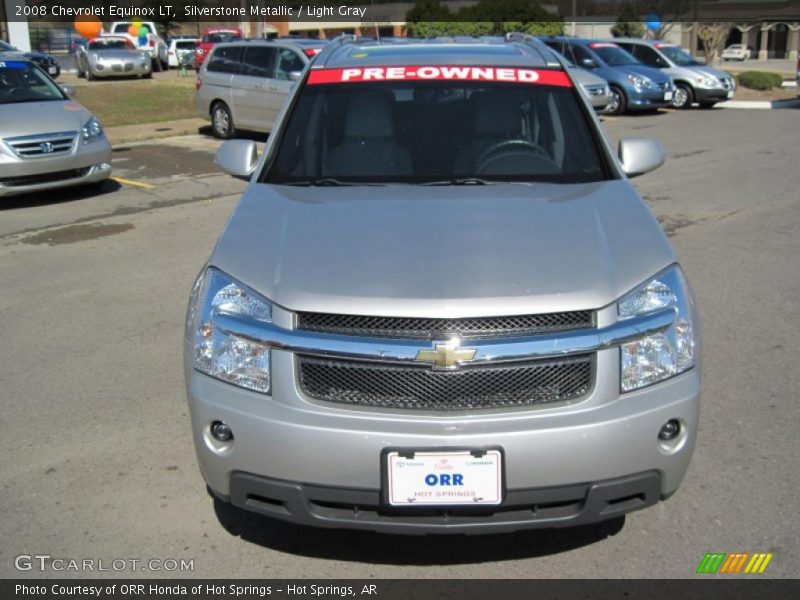Silverstone Metallic / Light Gray 2008 Chevrolet Equinox LT