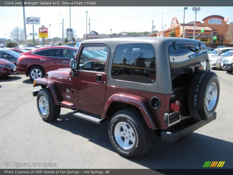 Sienna Pearl / Khaki 2004 Jeep Wrangler Sahara 4x4