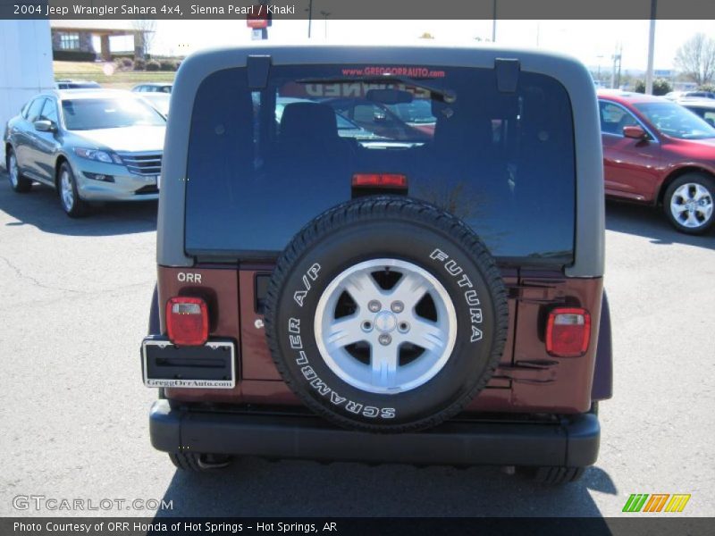 Sienna Pearl / Khaki 2004 Jeep Wrangler Sahara 4x4