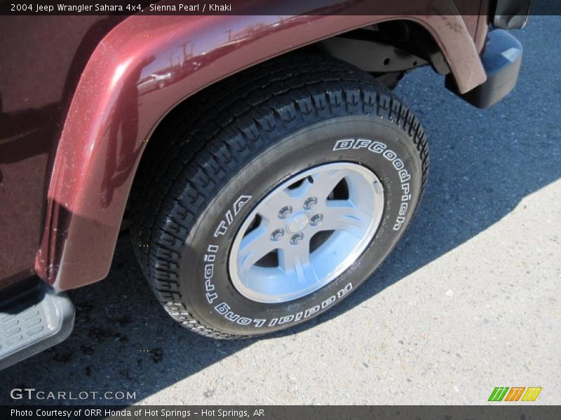 Sienna Pearl / Khaki 2004 Jeep Wrangler Sahara 4x4