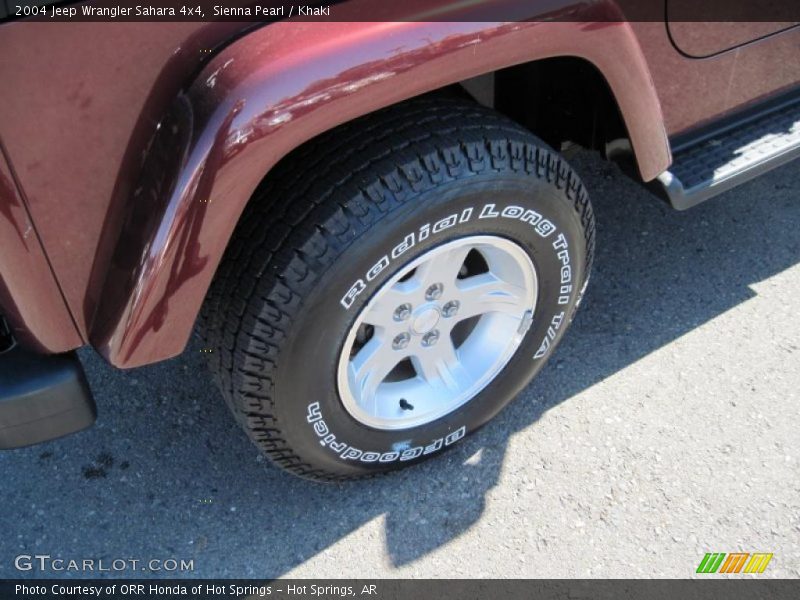 Sienna Pearl / Khaki 2004 Jeep Wrangler Sahara 4x4