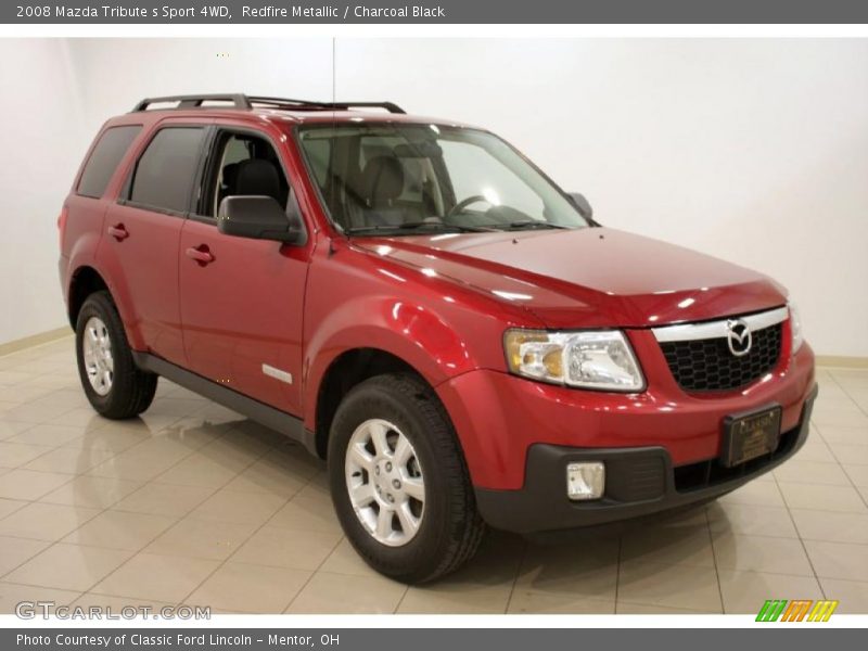 Redfire Metallic / Charcoal Black 2008 Mazda Tribute s Sport 4WD