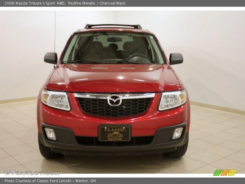 Redfire Metallic / Charcoal Black 2008 Mazda Tribute s Sport 4WD