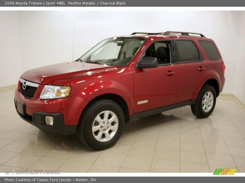 Redfire Metallic / Charcoal Black 2008 Mazda Tribute s Sport 4WD