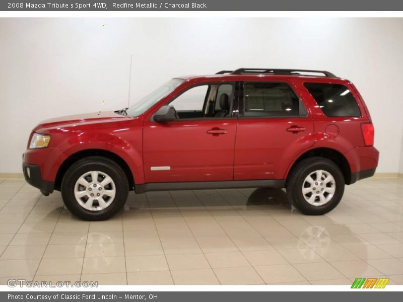 Redfire Metallic / Charcoal Black 2008 Mazda Tribute s Sport 4WD