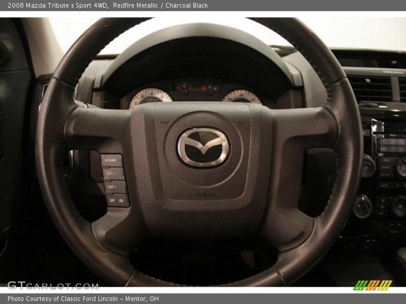 Redfire Metallic / Charcoal Black 2008 Mazda Tribute s Sport 4WD