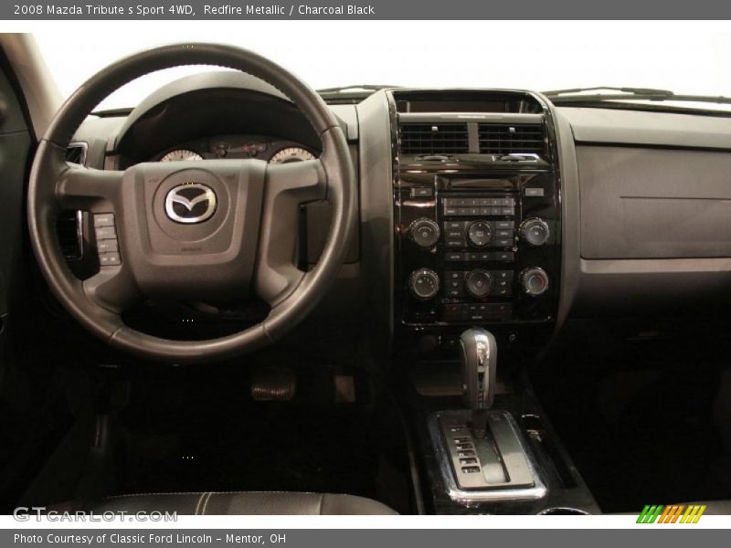Redfire Metallic / Charcoal Black 2008 Mazda Tribute s Sport 4WD
