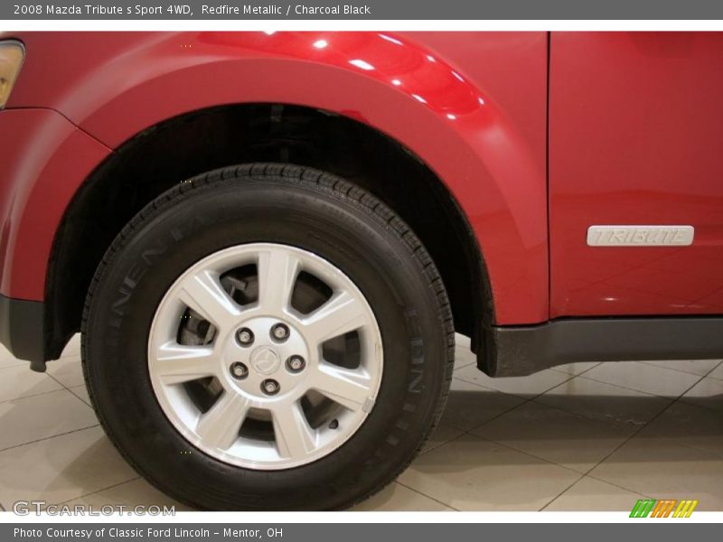Redfire Metallic / Charcoal Black 2008 Mazda Tribute s Sport 4WD