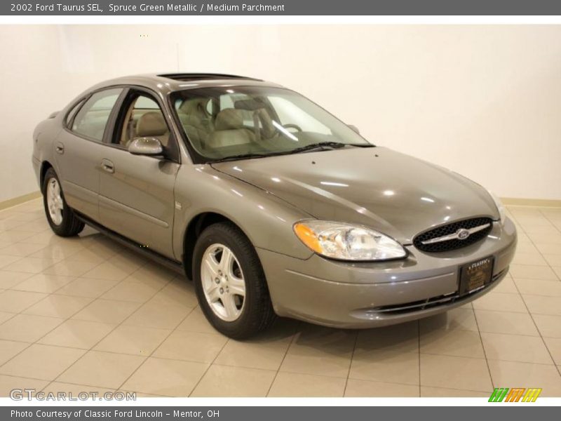 Spruce Green Metallic / Medium Parchment 2002 Ford Taurus SEL