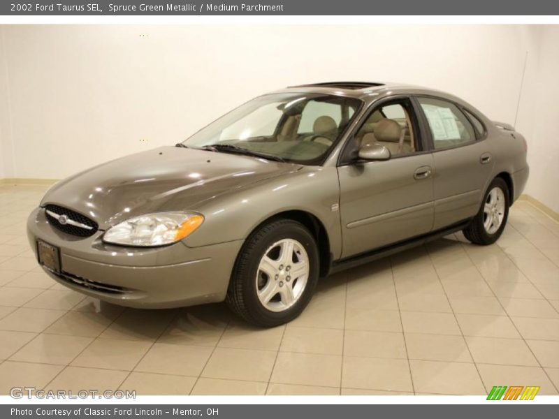 Spruce Green Metallic / Medium Parchment 2002 Ford Taurus SEL