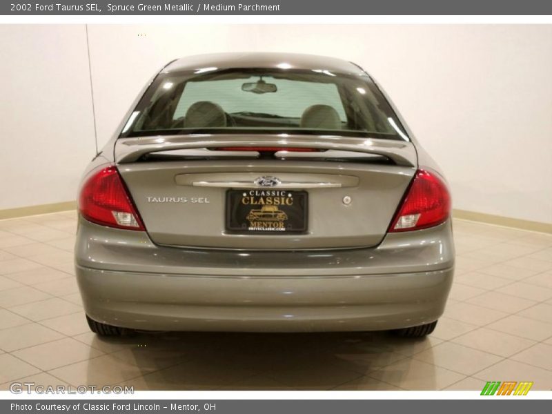 Spruce Green Metallic / Medium Parchment 2002 Ford Taurus SEL
