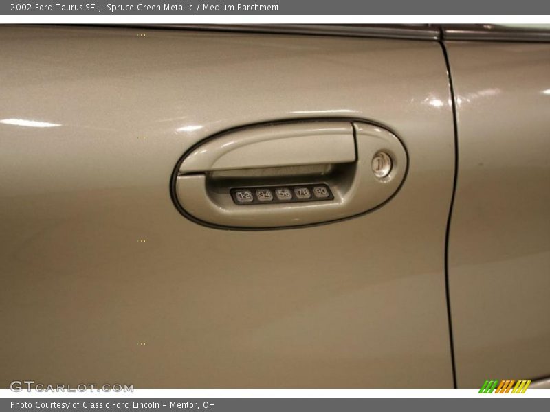 Spruce Green Metallic / Medium Parchment 2002 Ford Taurus SEL