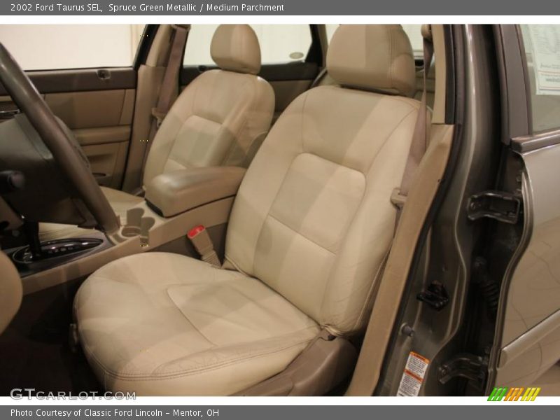 Spruce Green Metallic / Medium Parchment 2002 Ford Taurus SEL