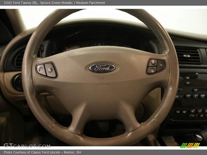 Spruce Green Metallic / Medium Parchment 2002 Ford Taurus SEL
