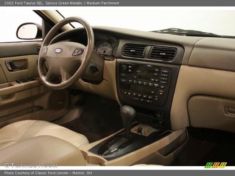 Spruce Green Metallic / Medium Parchment 2002 Ford Taurus SEL