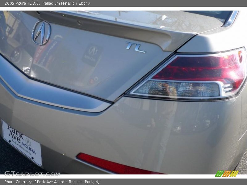 Palladium Metallic / Ebony 2009 Acura TL 3.5