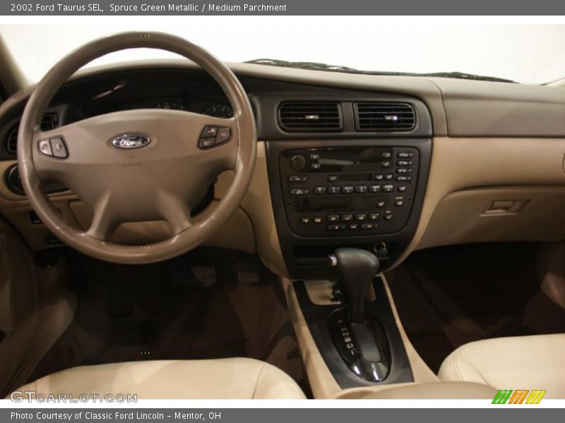 Spruce Green Metallic / Medium Parchment 2002 Ford Taurus SEL