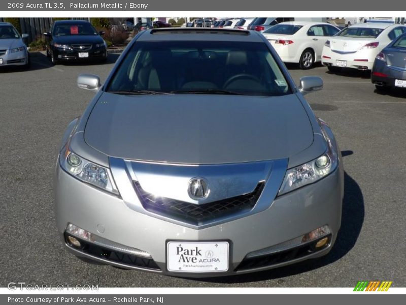 Palladium Metallic / Ebony 2009 Acura TL 3.5