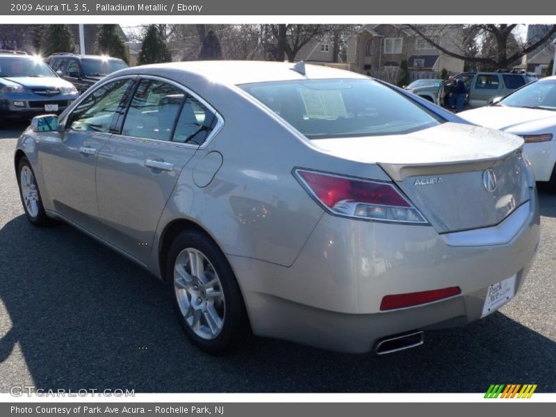 Palladium Metallic / Ebony 2009 Acura TL 3.5
