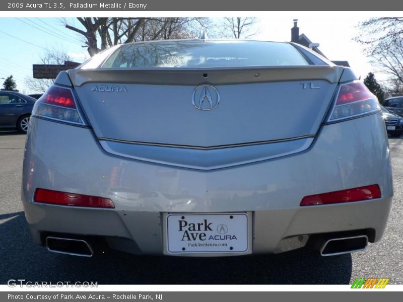 Palladium Metallic / Ebony 2009 Acura TL 3.5