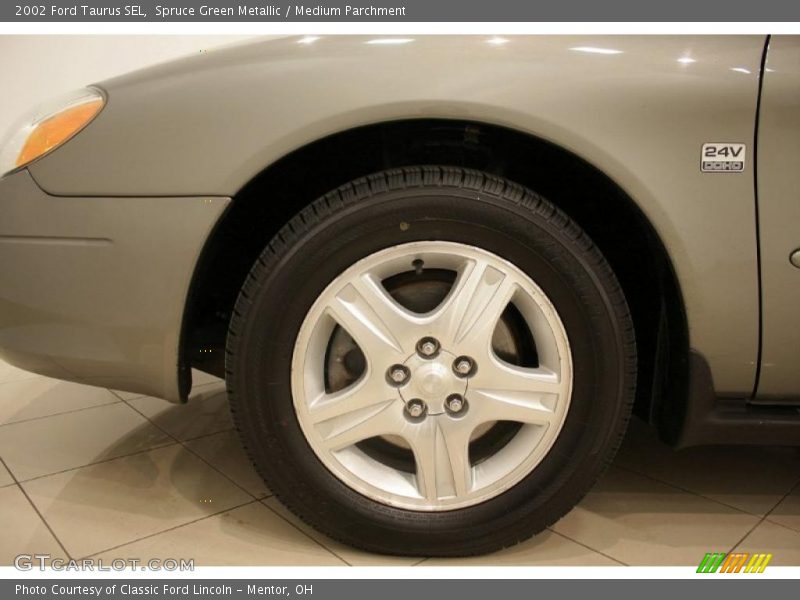 Spruce Green Metallic / Medium Parchment 2002 Ford Taurus SEL