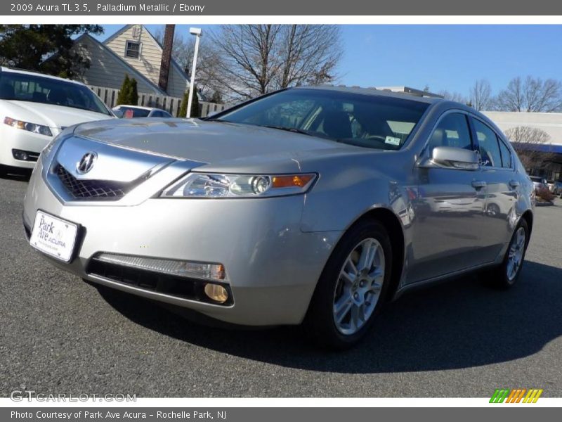 Palladium Metallic / Ebony 2009 Acura TL 3.5