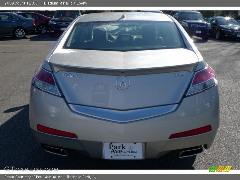 Palladium Metallic / Ebony 2009 Acura TL 3.5