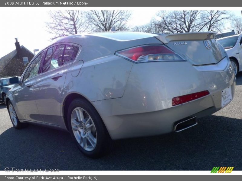 Palladium Metallic / Ebony 2009 Acura TL 3.5