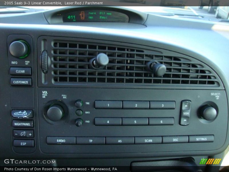 Laser Red / Parchment 2005 Saab 9-3 Linear Convertible