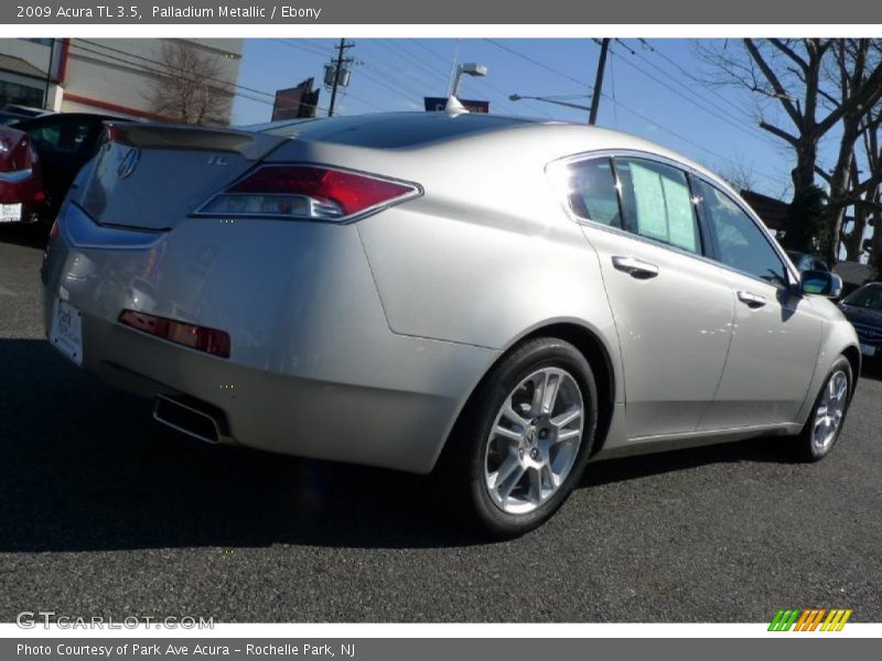 Palladium Metallic / Ebony 2009 Acura TL 3.5