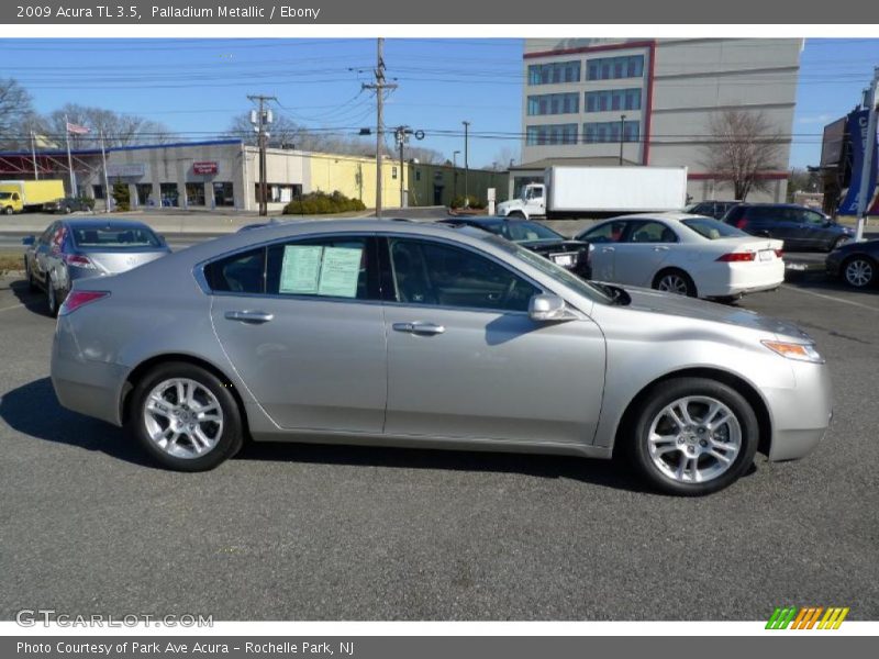 Palladium Metallic / Ebony 2009 Acura TL 3.5