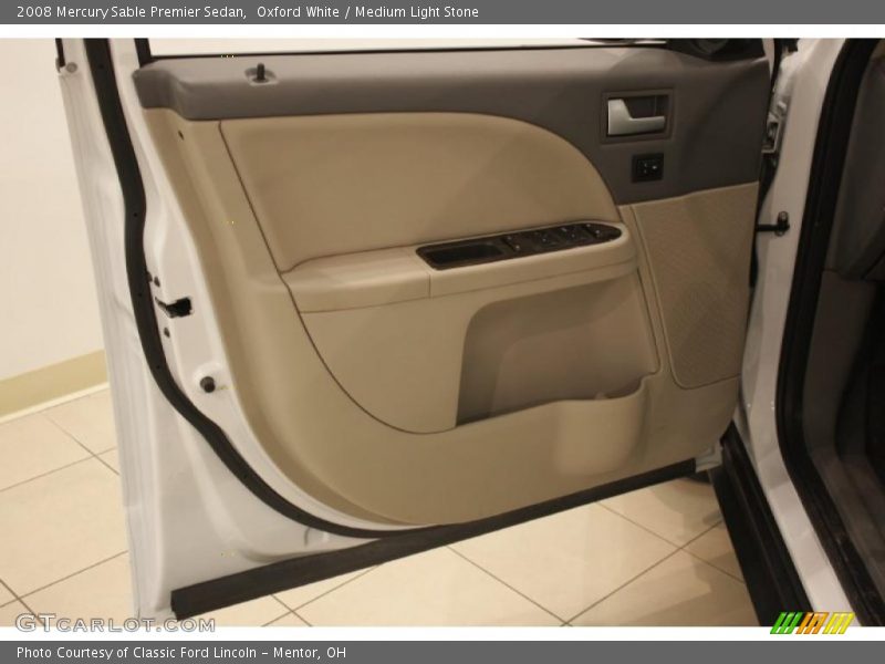 Oxford White / Medium Light Stone 2008 Mercury Sable Premier Sedan