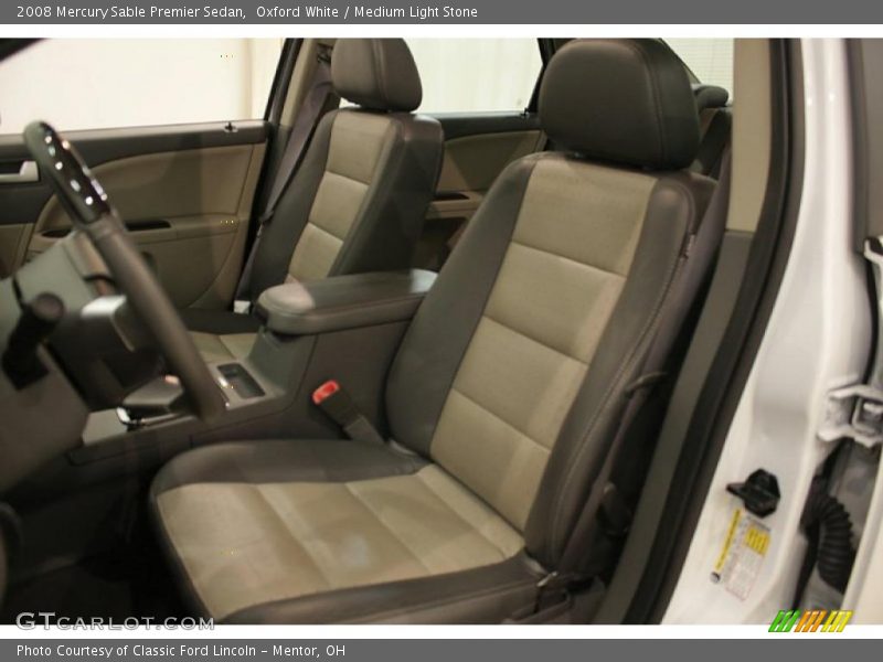 Oxford White / Medium Light Stone 2008 Mercury Sable Premier Sedan