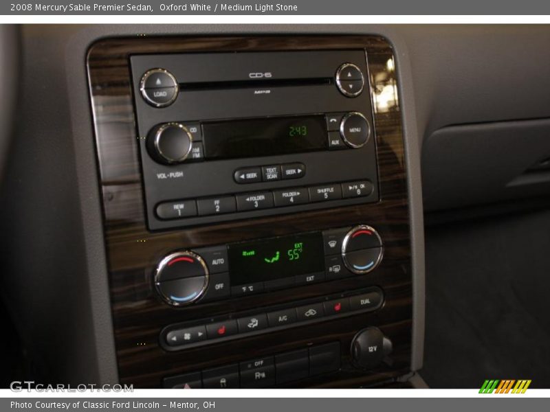 Oxford White / Medium Light Stone 2008 Mercury Sable Premier Sedan