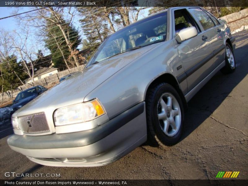 Silver Metallic / Black 1996 Volvo 850 GLT Sedan