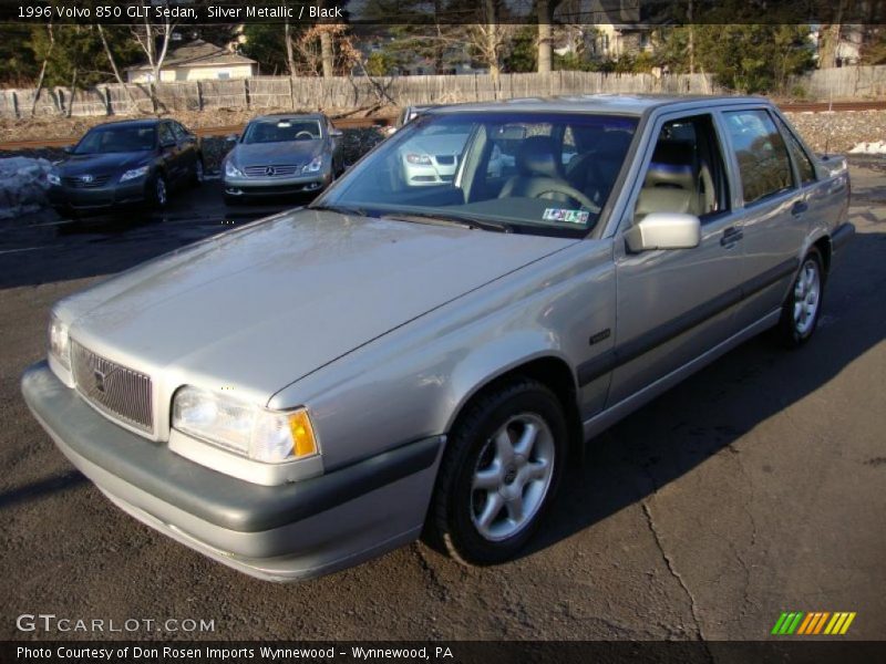 Silver Metallic / Black 1996 Volvo 850 GLT Sedan