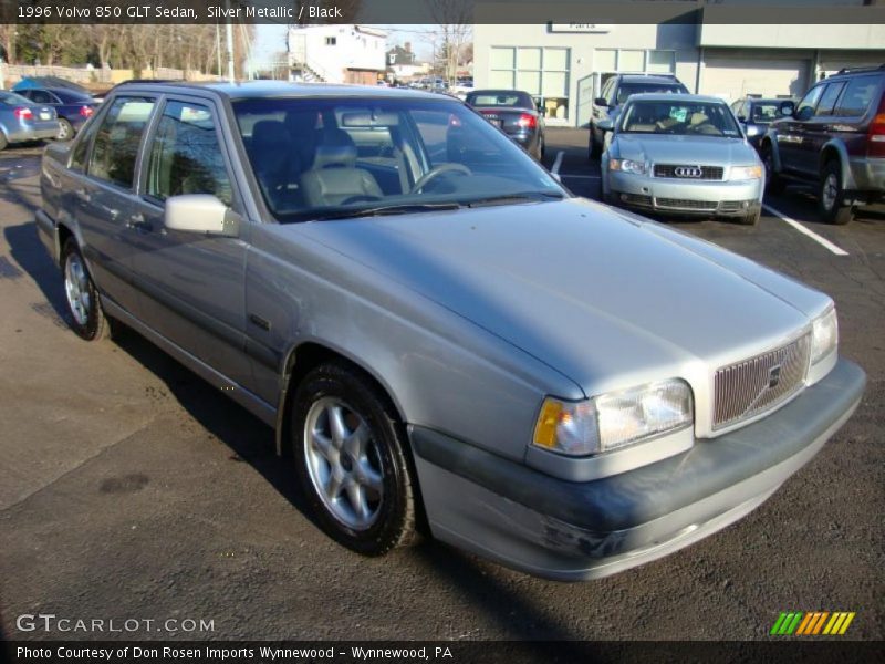 Silver Metallic / Black 1996 Volvo 850 GLT Sedan