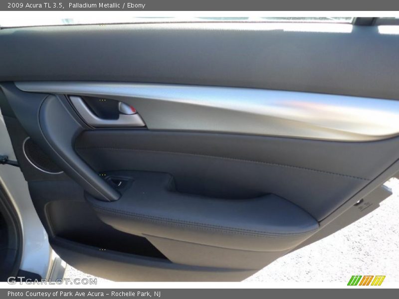 Palladium Metallic / Ebony 2009 Acura TL 3.5