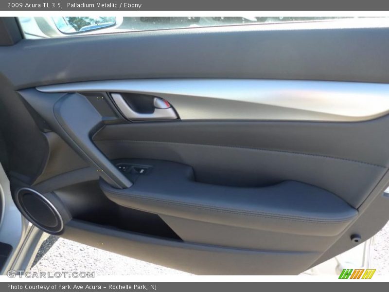 Palladium Metallic / Ebony 2009 Acura TL 3.5