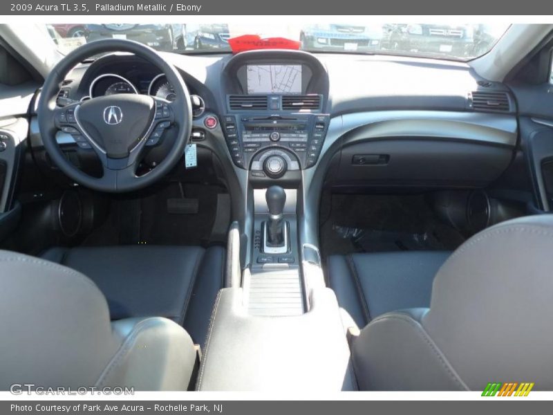 Palladium Metallic / Ebony 2009 Acura TL 3.5