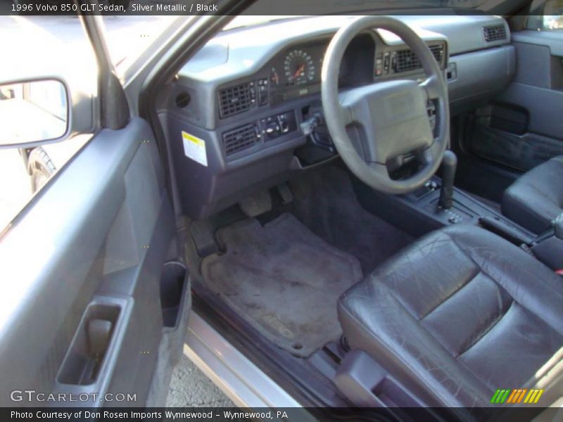 Silver Metallic / Black 1996 Volvo 850 GLT Sedan
