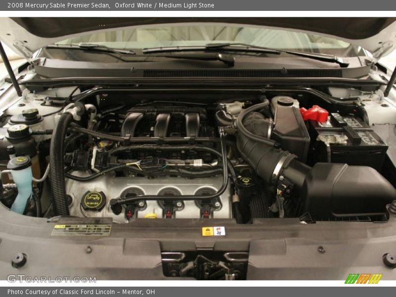 Oxford White / Medium Light Stone 2008 Mercury Sable Premier Sedan
