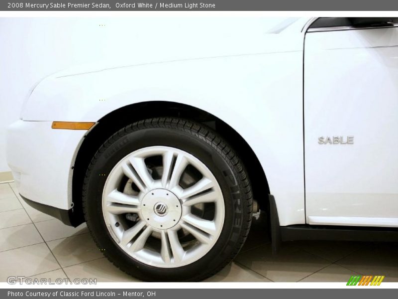 Oxford White / Medium Light Stone 2008 Mercury Sable Premier Sedan