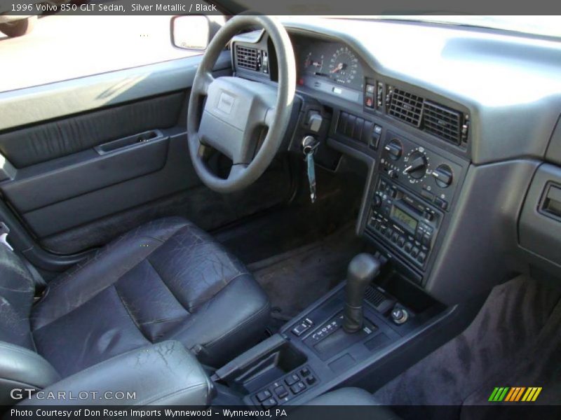 Silver Metallic / Black 1996 Volvo 850 GLT Sedan