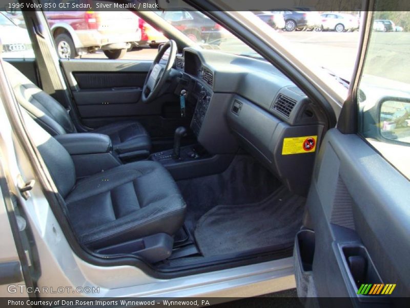 Silver Metallic / Black 1996 Volvo 850 GLT Sedan