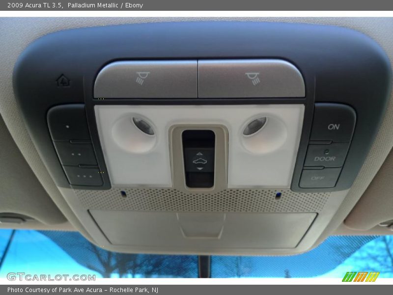 Palladium Metallic / Ebony 2009 Acura TL 3.5