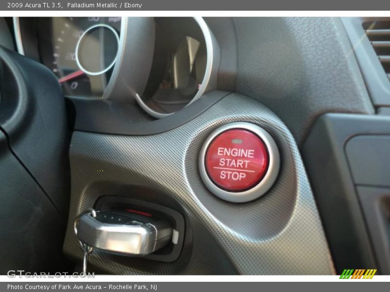 Palladium Metallic / Ebony 2009 Acura TL 3.5