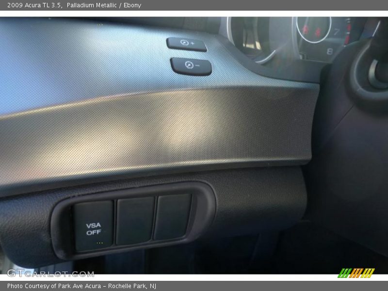 Palladium Metallic / Ebony 2009 Acura TL 3.5