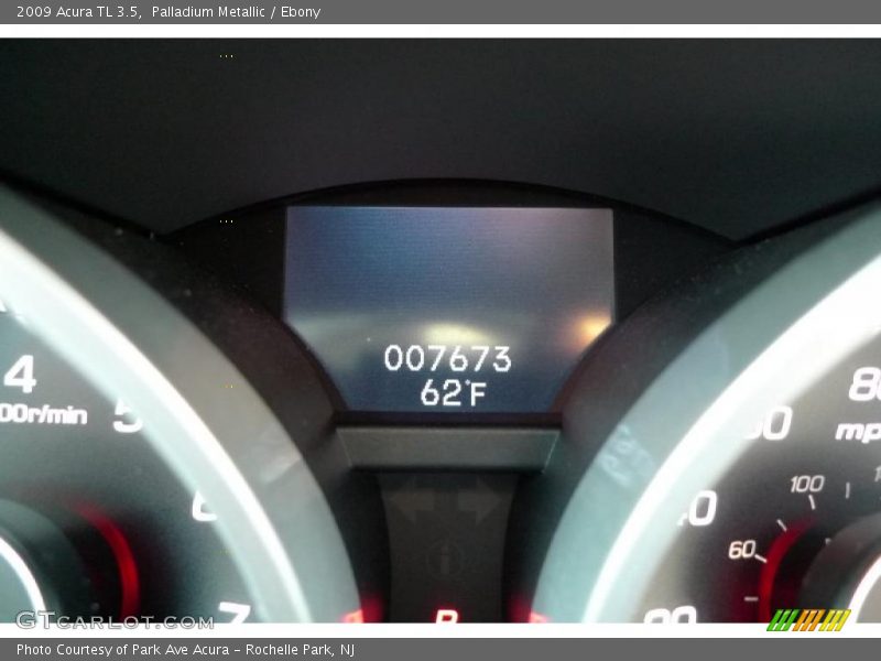 Palladium Metallic / Ebony 2009 Acura TL 3.5